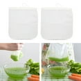 thumbnail image 7 of SHOWERORO 2Pcs Nut Milk Bag White 30x30cm Honey Filter Bag for Home Users, 7 of 7