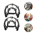 thumbnail image 3 of CIMAXIC Party 2pcs Hand Bell Music Instruments Party Hand Shaking Bells Tambourine Percussion Instruments,9.06"X7.87"X1.77", 3 of 4