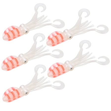 Octopus Lures Soft Luminous Octopus Lures Squid Skirt Bait for Saltwater Ocean Fishing