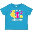 thumbnail image 3 of Inktastic Its My 1st Birthday with Smiling Emoticons Girls Baby T-Shirt, 3 of 5