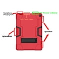 thumbnail image 3 of SOATUTO For Walmart Onn 10.1 Pro Tablet Case With 9H HD Clear Screen Protector / Onn 10.1 Pro Case Shockproof Rugged Soft Silcone Protective For Walmart Onn 10.1 inch Pro 100003562 - Red+Black/1 Pcs, 3 of 8