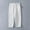 A_ White, variant on Fashion YLSDY Men's Casual Cotton Linen Pants Elastic Baggy Drawstring Waist Straight Leg Trousers Summer Vacation Beach Long Pants Black XXL