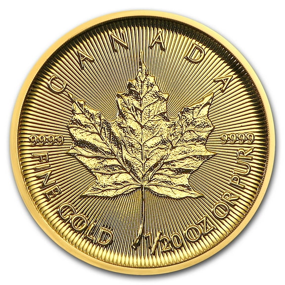 2018 Canada 1/20 oz Gold Maple Leaf BU