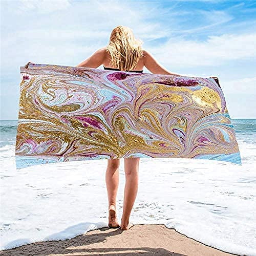 GDAKE Beach Towel,Microfiber Beach Towels,Quick Dry Towel for Swimmers