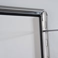 thumbnail image 5 of M&T Displays Lockable Weatherproof Snap Poster Frame 8.5x11 Inch Silver 1.38" Aluminum Front Loading Wall Mounting Picture Photo Document Certificate Sign Holder Mitered Corner Anti Glare Cover, 5 of 10