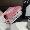 thumbnail image 6 of Glitter Magnetic Case for iPhone 16 Plus, [Compatible with MagSafe] Shockproof Sparkle Bling Clear TPU Bumper Drop Protection Phone Case for Girls Women Cover for iPhone 16 Plus 6.7, Silver, 6 of 9