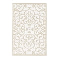 thumbnail image 3 of Unique Loom Rushmore Collection Area Rug - Johnson (2' x 3' 1" Rectangle Snow White/Beige), 3 of 7