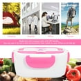 thumbnail image 2 of Pink Electric Heating Lunch Box — Portable 11V Food Warmer for Home & Office, 2 of 8