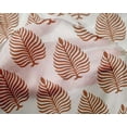 thumbnail image 4 of oneOone Silk Tabby Rust Brown Fabric Floral & Flying Swan Block Sewing Craft Projects Fabric Prints By Yard 42 Inch Wide, 4 of 4