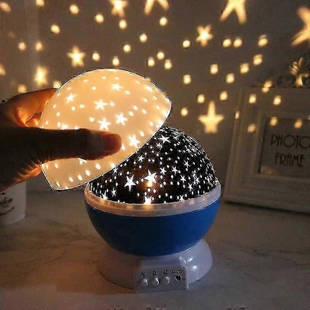 Proyector de galaxias, cielo estrellado, luz nocturna LED giratoria, planetario, luces nocturnas de estrellas para dormitorio infantil, luz de luna, lámpara de regalo para niños