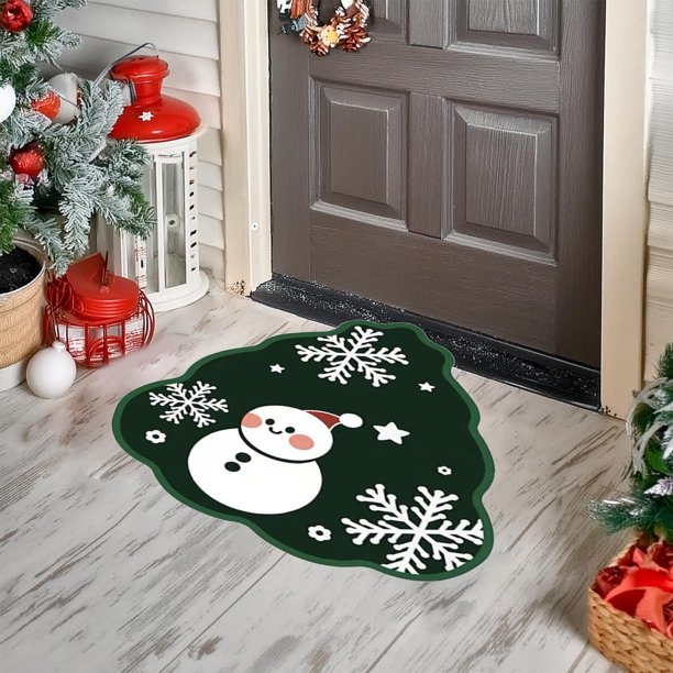 Alfombrilla de Baño navideña onlyliua absorbente antideslizante