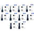 thumbnail image 4 of Lefu 10pcs 1/2 inch Drive Torx Star Bit Socket Sets T20-T80 Socket Bits Set, 4 of 9