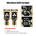 thumbnail image 5 of Lasfit 912 921 T15 W16W LED Light Bulbs for Third Brake Center High Mount Stop Light Bulbs, Brillant Red | 2 Bulbs, 5 of 9