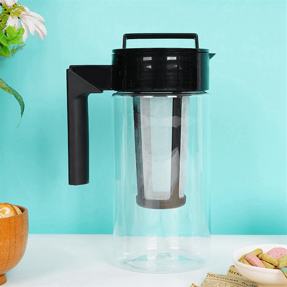 1300Ml Cold Brew Iced Coffee Maker Airtight Seal Handle Coffee Kettle Non-Slip Handle Coffee Kettle
