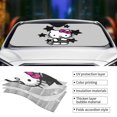 thumbnail image 5 of Windshield Sun Shade Foldable Car Front Window Sunshade For Car Suv Trucks Vans - Best Heat Shield Blocker Visor Cover Blocks Uv Rays And Keeps Your Vehicle Cool-Medium, 5 of 5