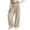 21#Beige, variant on Corduroy Pants Girls Baggy Button High Waisted Wide Leg Lounge Pants Fall Casual Work Trousers with Pockets Khaki 130