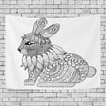 thumbnail image 1 of POPCreation Painting The White Rabbit Home Decoration Wall Tapestry 60x51 inches, 1 of 4