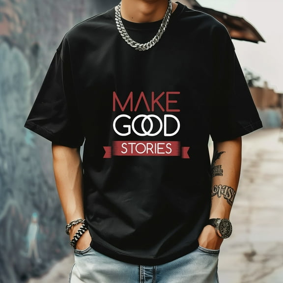 Men's T Shirt Round Neck Patterned Tee Summer New Sports Shirt Vintage Style Gift for Friends XS