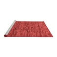 thumbnail image 2 of Ahgly Company Machine Washable Indoor Square Abstract Red Modern Area Rugs, 7' Square, 2 of 4