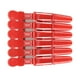 thumbnail image 3 of 6 pinzas para el pelo de cocodrilo antideslizantes de una sola punta para peluquería, color rojo, 3 of 14