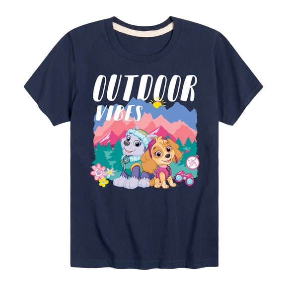Paw Patrol - Outdoor Vibes - Toddler And Youth Short Sleeve Graphic T-Shirt