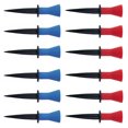 thumbnail image 2 of kurtrusly Pack de 12 Tees de Golf Balle en Plastique Support Stable Portable Réutilisable à l'Extérieur de Golf Intérieur Pratique Accessoires Apprenants 6Pcs Rouge + 6Pcs Bleu 76mm, 2 of 5