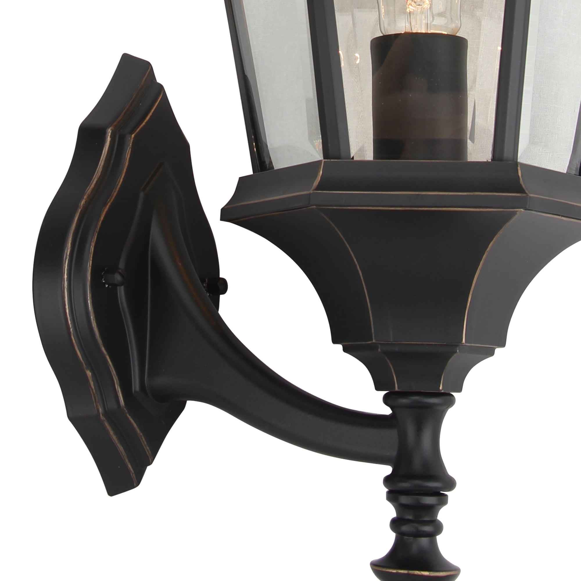 1 Light Outdoor Wall Lantern in Imperial Black