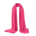 thumbnail image 2 of Women's Soft Solid Color Shawl Baotou Pearl Chiffon Shawl Muslim Hijab, 2 of 3