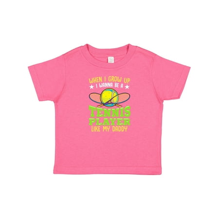 

Inktastic Future Tennis Player Like Daddy Gift Baby Boy or Baby Girl T-Shirt