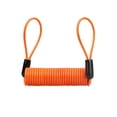 thumbnail image 1 of braveheart Steel Wire Strip Rope for Protection Metal Port Small Compact Lightness Strips Utility Helmet Motorcycle Disc Brake Lock Orange, 1 of 6