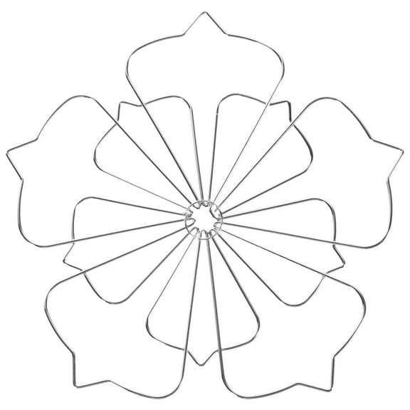 LABSERRON Flower Arranger Holder 1Pack Silver Iron for Teens and Family Decorative Use