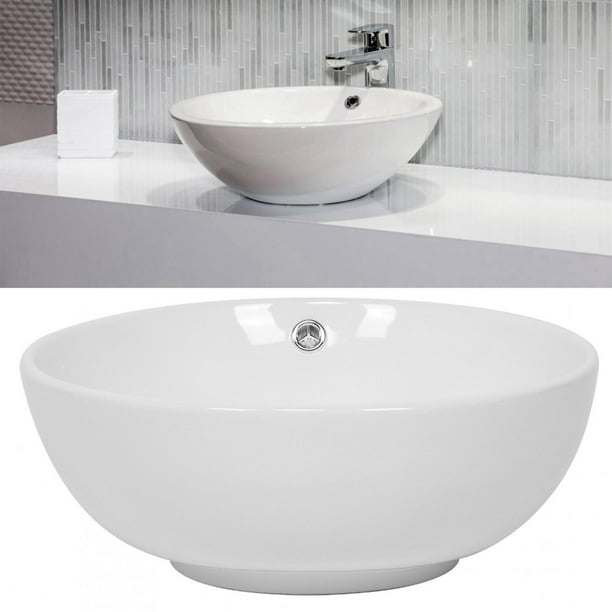 Lyumo White 17 3 Bathroom Vessel Sink Countertop Washing Basin Ceramic Porcelain Wash Com - Bathroom Vessel Sink Wash Tub Clean Lyumo White 17 3 Bathroom Vessel Sink Countertop Washing Basin Ceramic Porcelain Wash Com - Bathroom Vessel Sink Wash Tub Clean