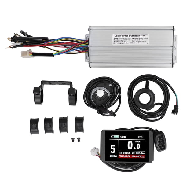 Controlador de Motor de onda sinusoidal, Panel LCD8H, Kit de acelerador de pulgar para Motor de 48V, 1000W, 1500W, bicicleta eléctrica y Scooter YUNYI BRAND Deportes