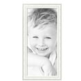 thumbnail image 2 of ArtToFrames 19" x 42" Majestic White Picture Frame, 19x42 inch Silver Wood Poster Frame (WOM-5198),  Pack, 2 of 7