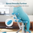 thumbnail image 3 of MERACH 350lbs Capacity Deep Squat Machine for Glutes Workout, Adjustable Glutes Trainer for Home Gym, White&Blue, 3 of 10