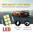 thumbnail image 5 of T15 Car Strobe 3 Times Backup LED Reverse Light Bulb Turn Signal Lamp, 5 of 9