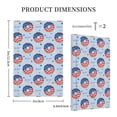 thumbnail image 3 of Fotbe Donut with the USA Fag Print Duplex Receptacle Wall Plate, 1-Gang 5.0" x3.0" Wall Outlet Covers, Dual Outlet Faceplates Covers, Color-matched Screws Included-Style V, 3 of 6