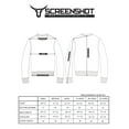thumbnail image 5 of SCREENSHOTBRAND-F11963 Mens Urban Hip Hop Premium Fleece - Pullover Activewear Street Fashion Crew Neack Sweatshirt-White/Pop-Large, 5 of 5