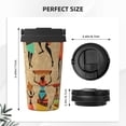 thumbnail image 3 of Fotbe Dancing African Women Printed Insulated Travel Coffee Mug Spill Proof Leak Proof Stainless Steel Coffee Tumbler Reusable Coffee Cups with Lids Thermos, 3 of 8