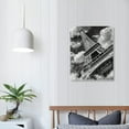 thumbnail image 4 of PRATYUS Canvas Wall Art Black And White Eiffel Tower Canvas Print Artwork Pairs Tower Wall Art Paintings Modern Picture Print  for Living Room Dinning Room Bedroom Bathroom Home Decor, 4 of 5