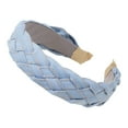 thumbnail image 2 of Eoperou Women Denim Headband Wide Knot Design Wide-Brimmed Hair Hoop Retro Hairband Daily Party Hair Accessories, 2 of 8