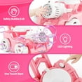 thumbnail image 5 of JBeeCtrl Bubble Machine Bubble Lawn Mower for Kids Toddlers Automatic Push Toys Summer Outdoor Toys Bubble Maker for Boys Girls 3-6 Years（Pink）, 5 of 8