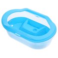 thumbnail image 1 of HOOWIFFY Plastic Turtle Tank Turtle Breeding Tank Triple Layer Blue 1Set, 1 of 8