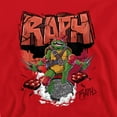 thumbnail image 2 of Tales of the Teenage Mutant Ninja Turtles Raph Sewer Unisex Adult Crewneck Sweatshirt, Red, X-Large, 2 of 5
