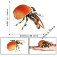 thumbnail image 2 of Holzlrgus 4 Pcs Hermit Crab Figurines Realistic Sea Creature Model Plastic Beach Animals Action Figure for Birthday Party Collection Gifts, 2 of 7