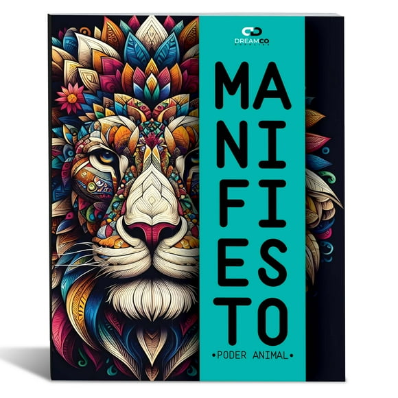 Libro Colorear Mandalas Antiestrés: Manifiesto - Poder Animal