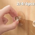 thumbnail image 2 of Tirador de armario de cristal con forma de diamante, transparente, autoadhesivo, manija de cajón de armario de cocina, herrajes, elevador de tapa de inodoro, 2 of 4