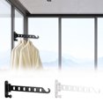 thumbnail image 1 of Wall Mounted Clothes Hanger Folding Wall Hanger Foldable Clothing Drying Racks Clothes Storage Organizer Foldable 180鎺砇otation 6ml, 1 of 8