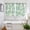 Green, variant on Brown Floral Silhouette Kitchen Curtains Window Panels, Spring Farmhouse Vintage Flowers Insulated Window Treatment Curtain, Grommet Curtains for Bedroom/Living Room/Bathroom, 2 Piece 27.5"Wx39"L