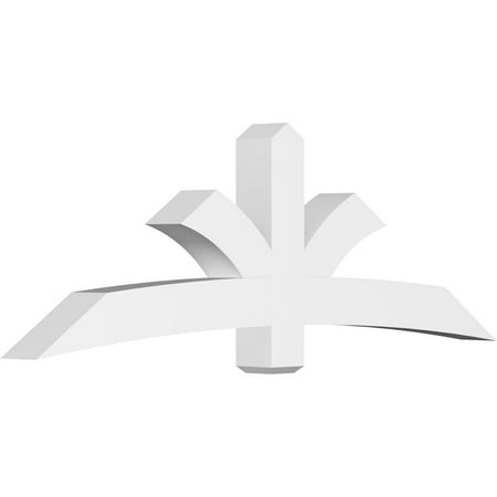 

84 W x 28 H x 6 D x 6 F 8/12 Pitch Davenport Architectural Grade PVC Gable Bracket